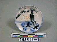 藏品(彩繪瓷花卉盤)的圖片